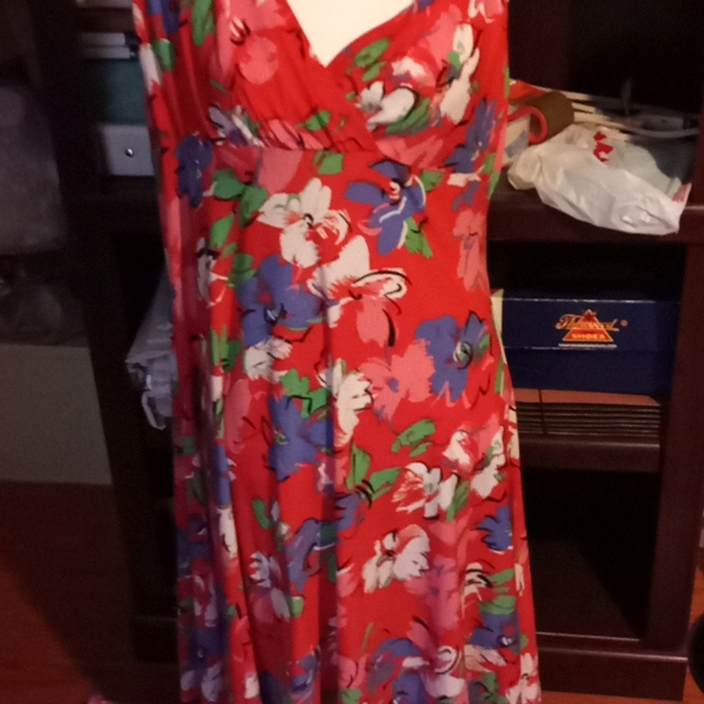 Chaps midi dress